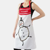 Persoonlijke kerstman schort (Insitu)