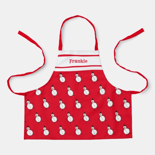 Persoonlijke kerstman schort (Voorkant)