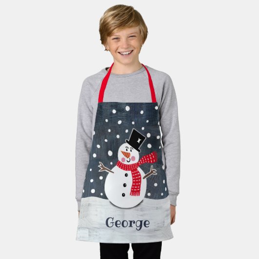 Persoonlijke kerstman schort (Gedragen)