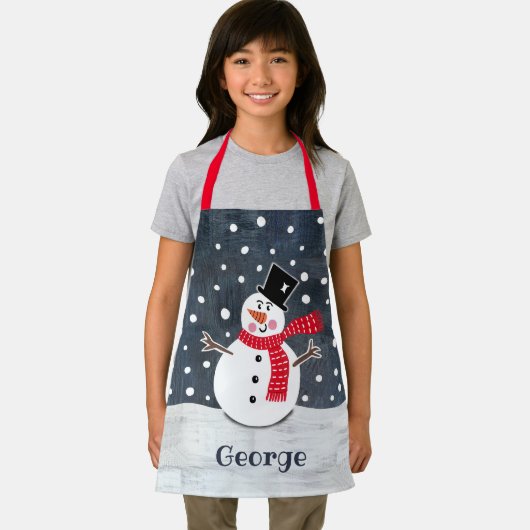 Persoonlijke kerstman schort (Insitu)