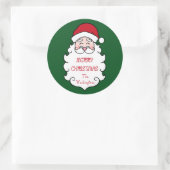 Persoonlijke Kerstman Sticker (Tas)
