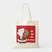 Persoonlijke kerstman tote bag (Voorkant)
