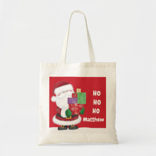 Persoonlijke kerstman tote bag