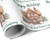 Persoonlijke Kerstman van Vastgoedbedrijf Cadeaupapier (Rol Hoek)