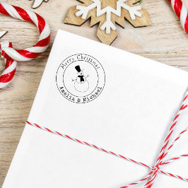 Persoonlijke kerstman voor Merry Rubberstempel