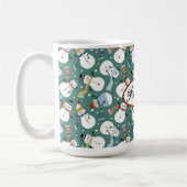 Persoonlijke kerstmannen koffiemok (Links)