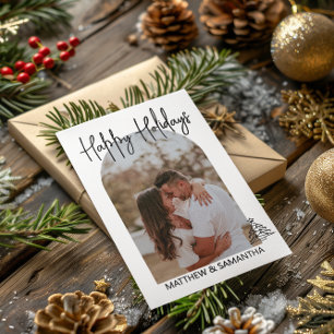 Persoonlijke Kerstminimaalst Foto Kaart