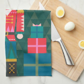 Persoonlijke Kerstmis Aangepaste Notenkraker Theedoek (Quarter Fold)