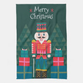 Persoonlijke Kerstmis Aangepaste Notenkraker Theedoek (Verticaal)