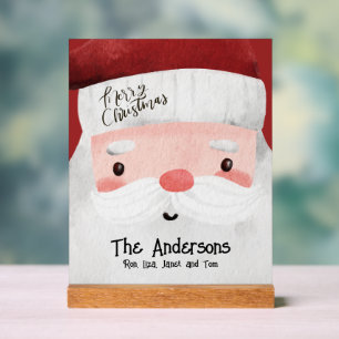 Persoonlijke kerstmis acryl bord