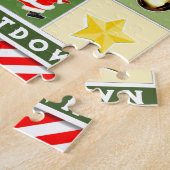 Persoonlijke Kerstmis Adventkalender Legpuzzel (Zijkant)