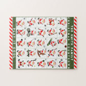 persoonlijke Kerstmis Adventkalender Legpuzzel (Horizontaal)