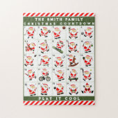 persoonlijke Kerstmis Adventkalender Legpuzzel (Verticaal)
