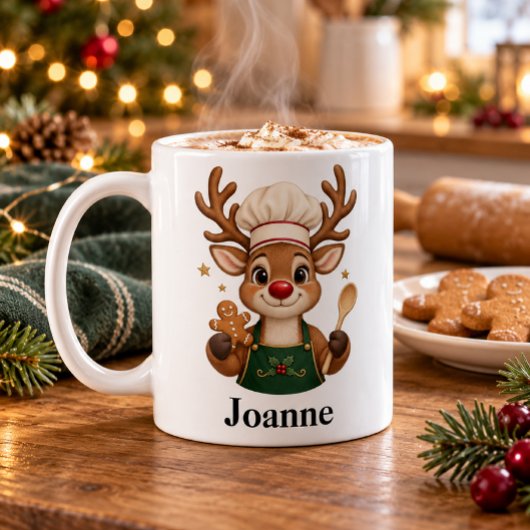 Persoonlijke Kerstmis Backer Rendier Mok