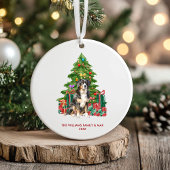 Persoonlijke Kerstmis Berner Sennenhond Keramisch Ornament
