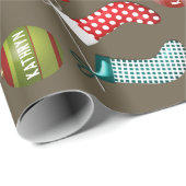 Persoonlijke kerstmis cadeaupapier (Rol Hoek)