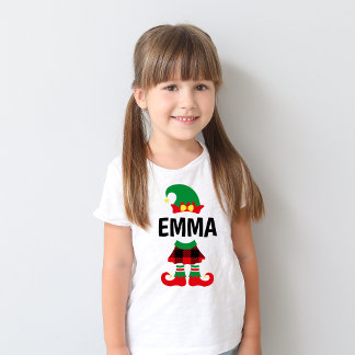 Persoonlijke kerstmis Elf T-shirt