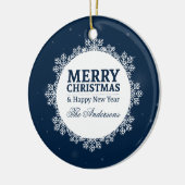 Persoonlijke Kerstmis en Nieuwjaar | ORNAMENT (Links)