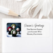 Persoonlijke kerstmis etiket (Insitu)