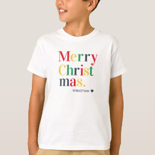 Persoonlijke Kerstmis Familie Kinderen Matching T-shirt