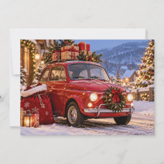 Persoonlijke Kerstmis Familienaam  Feestdagenkaart