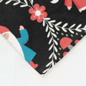 Persoonlijke kerstmis fleece deken (Hoek)