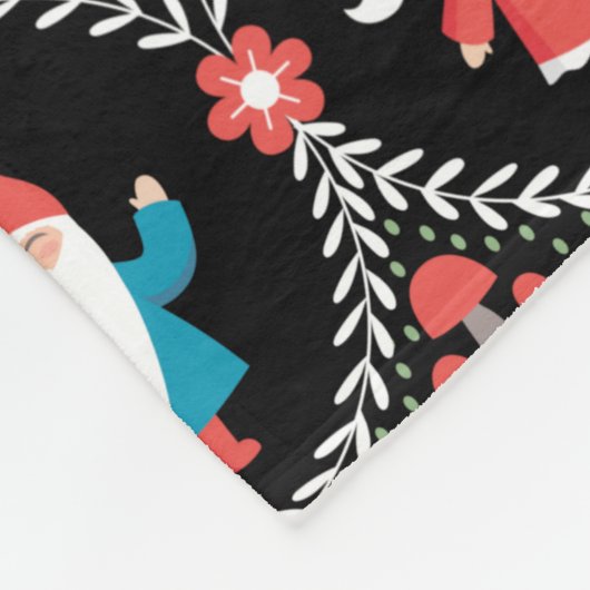 Persoonlijke kerstmis fleece deken (Hoek)