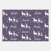 Persoonlijke kerstmis inpakpapier vel (Voorkant 2)