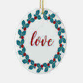 Persoonlijke kerstmis keramisch ornament (Rechts)