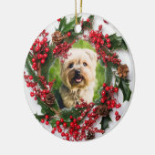 Persoonlijke Kerstmis Keramisch Ornament (Links)