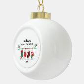 Persoonlijke kerstmis keramische bal ornament (Rechts)