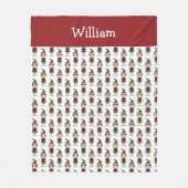 Persoonlijke kerstmis Kinderen Fleece Deken (Voorkant)