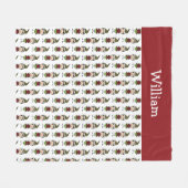 Persoonlijke kerstmis Kinderen Fleece Deken (Voorkant (Horizontaal))