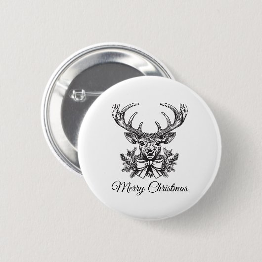 Persoonlijke Kerstmis Knop – Aangepaste Seizoenspi Ronde Button 5,7 Cm (Voorkant /achterkant)