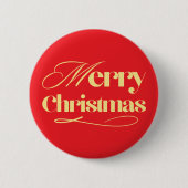 Persoonlijke Kerstmis Knop – Aangepaste Seizoenspi Ronde Button 5,7 Cm (Voorkant)