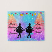 Persoonlijke kerstmis legpuzzel (Horizontaal)