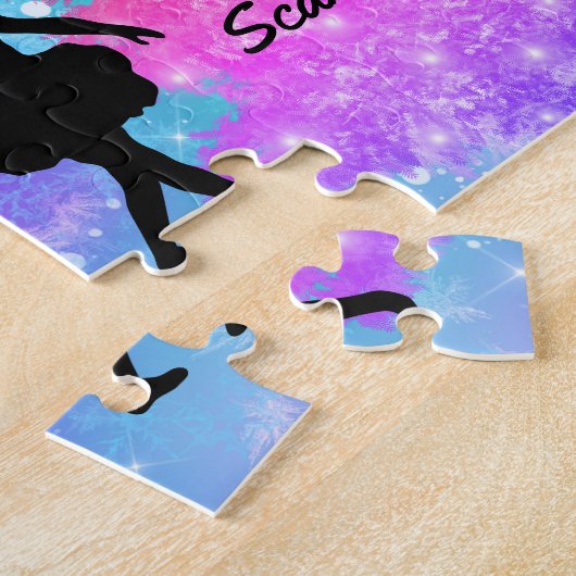 Persoonlijke kerstmis legpuzzel (Zijkant)