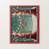 Persoonlijke kerstmis legpuzzel (Verticaal)