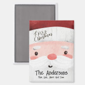 Persoonlijke kerstmis magneet (Voorkant / Achterkant)