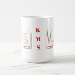Persoonlijke Kerstmis Mahjong Cadeau Koffiemok