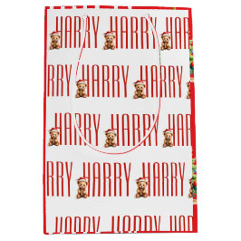 Persoonlijke kerstmis medium cadeauzakje