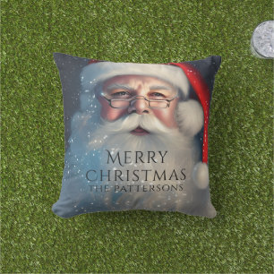 Persoonlijke Kerstmis met de familie van Kerstman Buitenkussen