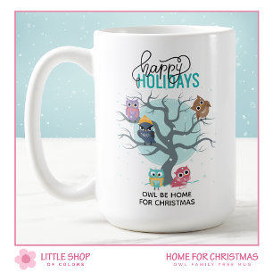 Persoonlijke Kerstmis met Winteruilen Koffiemok