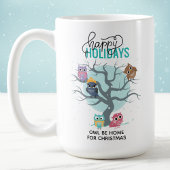 Persoonlijke Kerstmis met Winteruilen Koffiemok