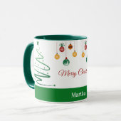 Persoonlijke Kerstmis Mok (Voorkant links)