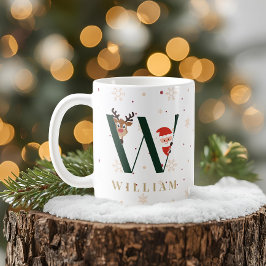 Persoonlijke Kerstmis Monogram W Mok