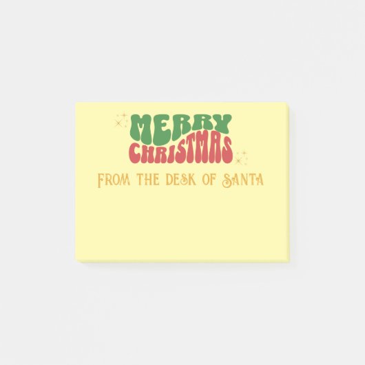 Persoonlijke kerstmis post-it® notes (Voorkant)