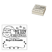 Persoonlijke kerstmis rubberstempel (Gestempeld)