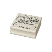 Persoonlijke kerstmis rubberstempel (Stempel)