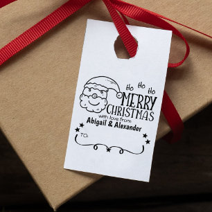 Persoonlijke kerstmis rubberstempel